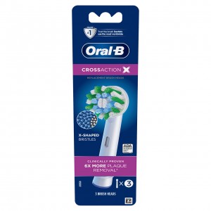 Oral-B CrossAction X-Filament Andra borsthuvuden Vita | SE_OB23580