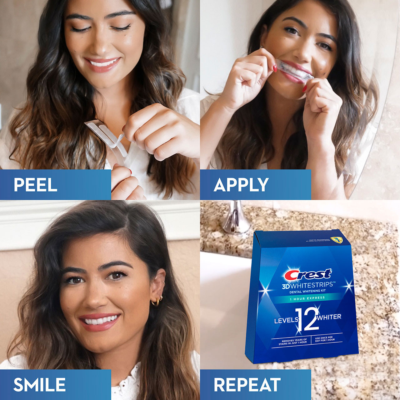 Oral-B 3DWhitestrips 1 Hour Express Tillbehör Blå | SE_OB52752