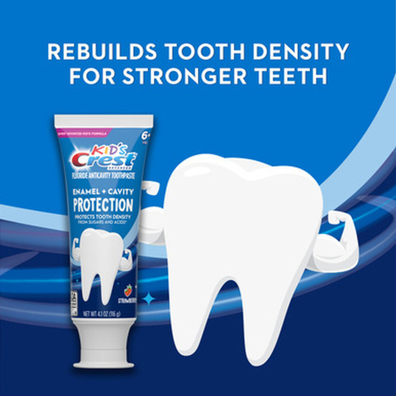 Oral-B Crest Enamel + Cavity Protection Ersättningsborsthuvuden Blå | SE_OB40805