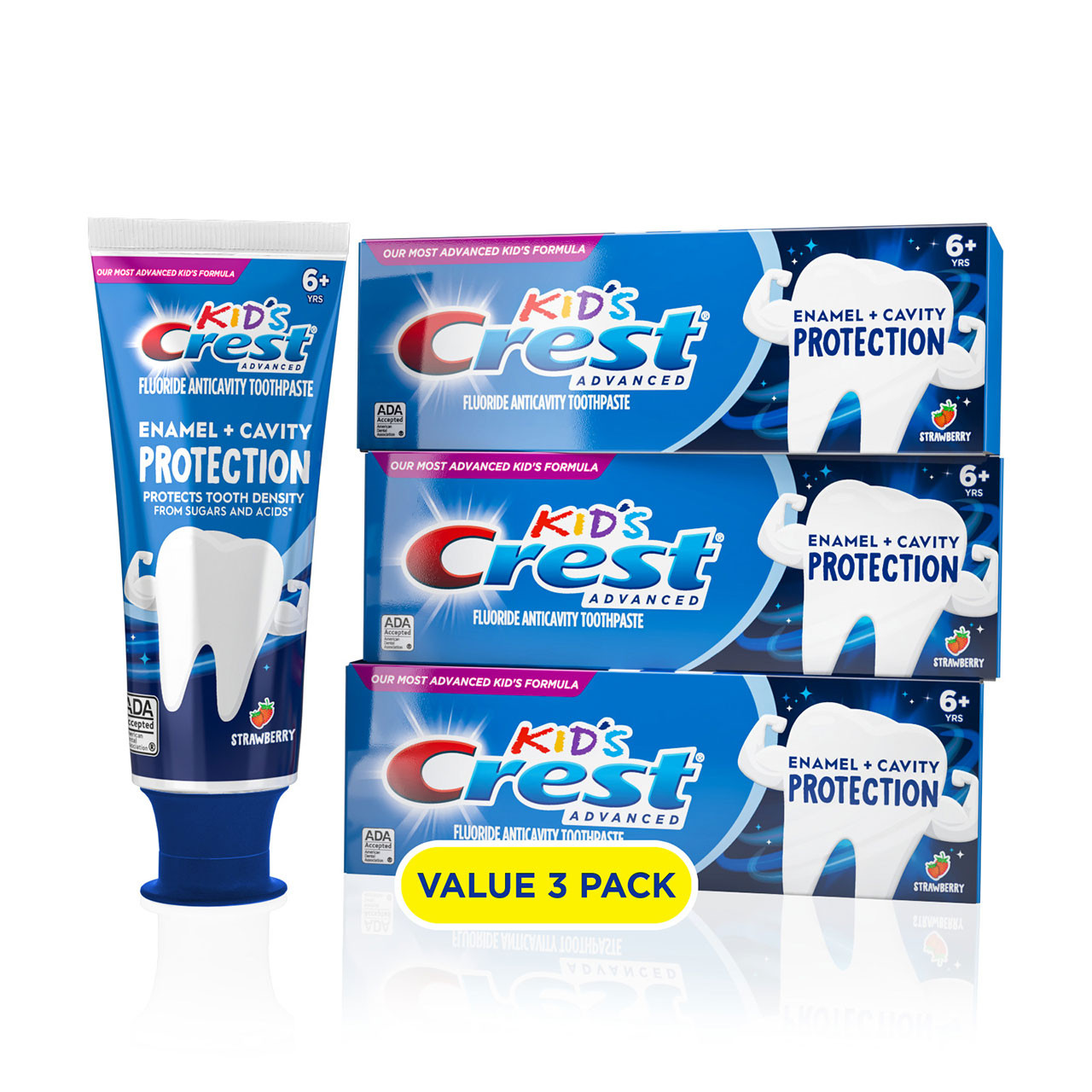 Oral-B Crest Enamel + Cavity Protection Ersättningsborsthuvuden Blå | SE_OB40805