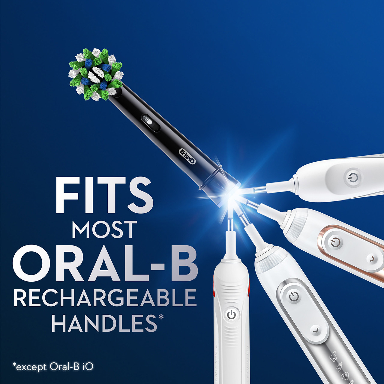 Oral-B CrossAction Andra borsthuvuden Svarta | SE_OB31122