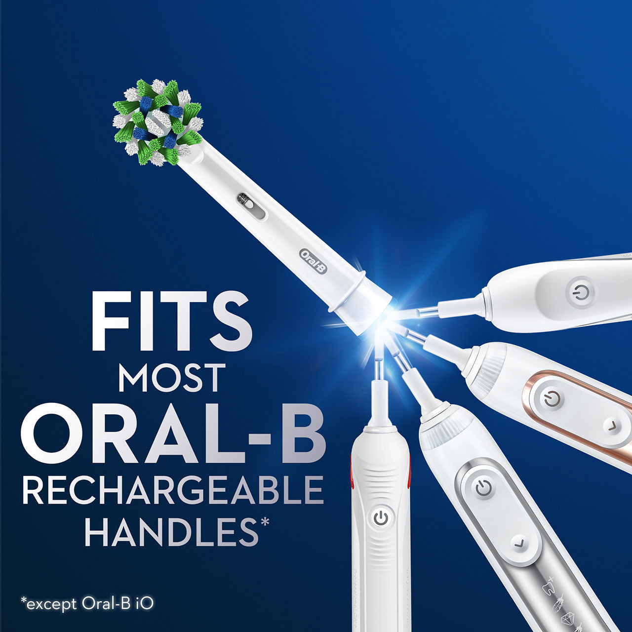 Oral-B CrossAction X-Filament Andra borsthuvuden Vita | SE_OB23580