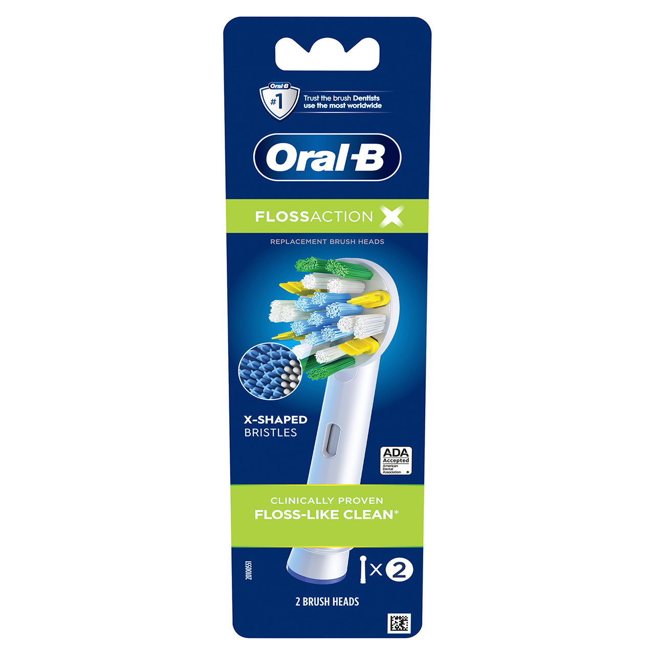 Oral-B FlossAction X-Filament Andra borsthuvuden Vita | SE_OB38681