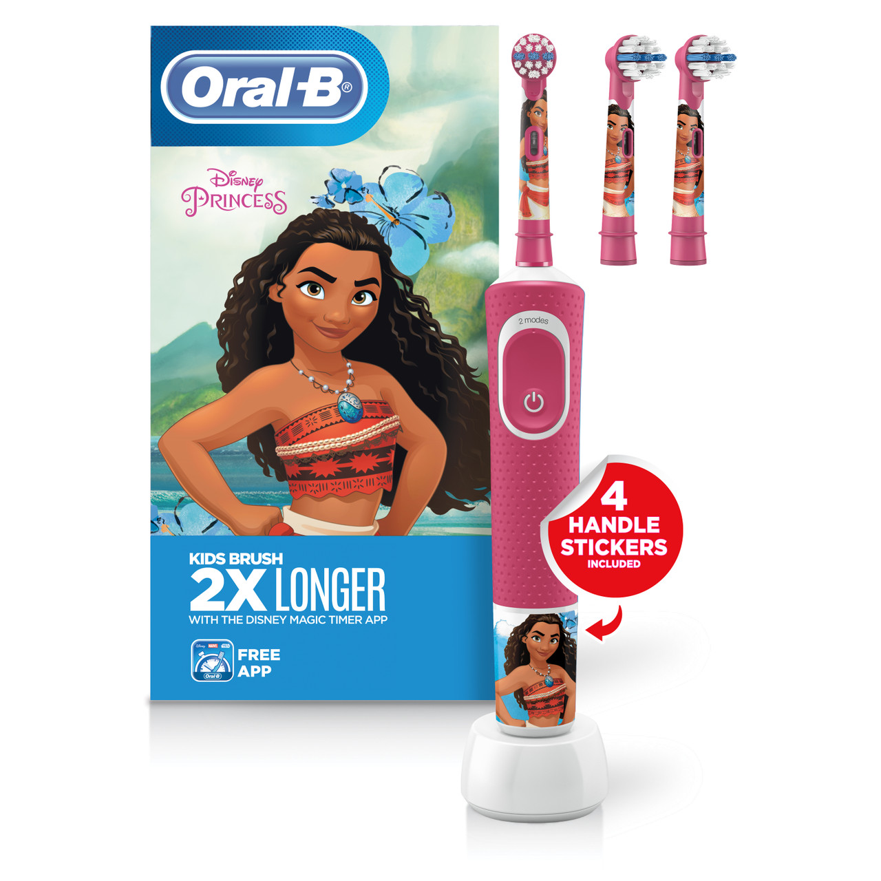 Oral-B Kids Princess Moana Buntar Röda | SE_OB23461