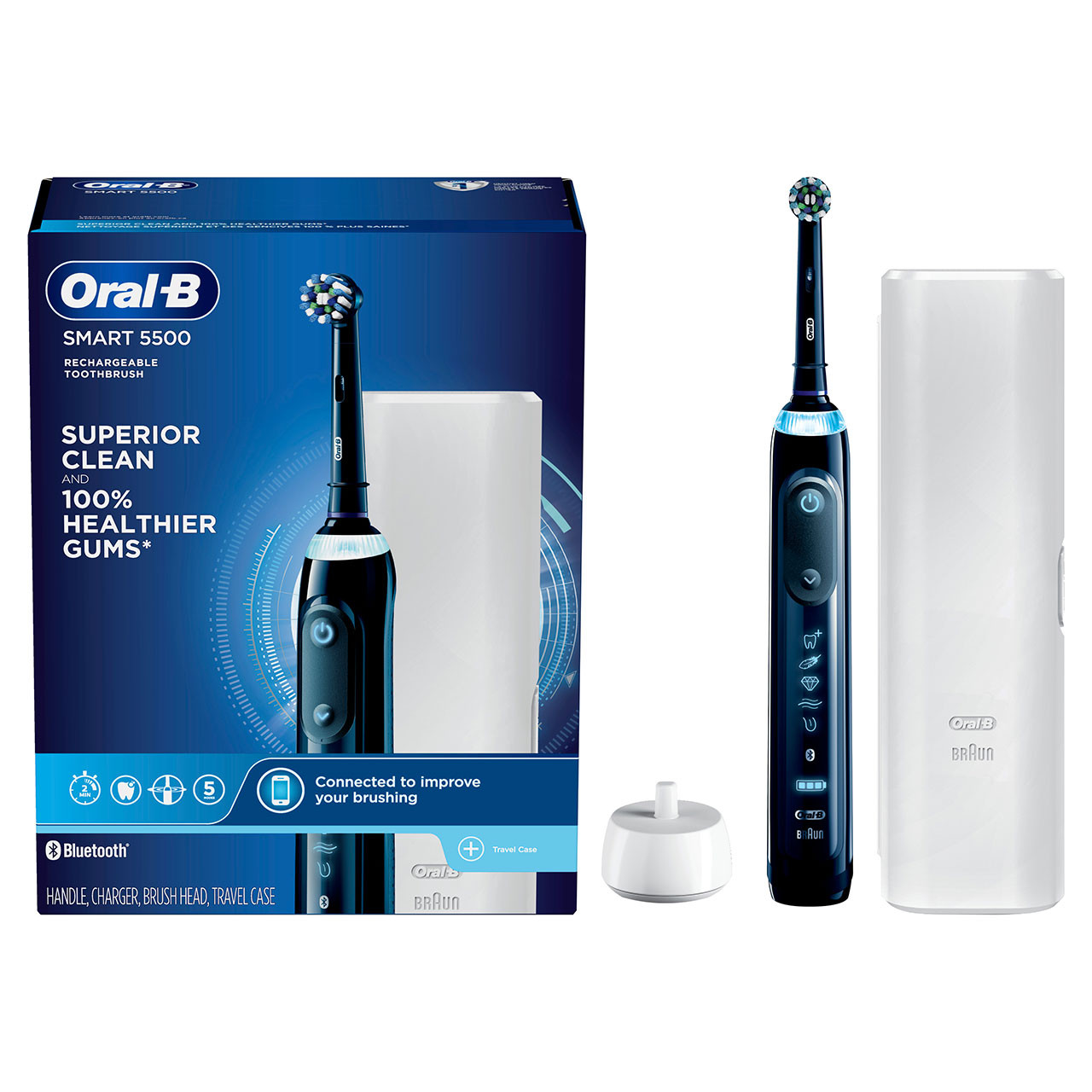 Oral-B Smart 5500 with Bluetooth Smart serie Blå | SE_OB19928