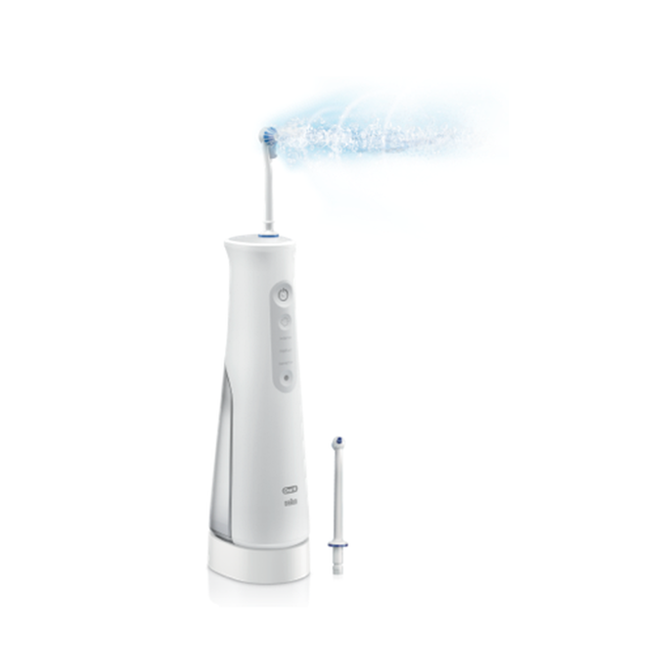 Oral-B Water Flosser Advanced, Portable Oral Irrigator Handle Tillbehör Vita | SE_OB74303