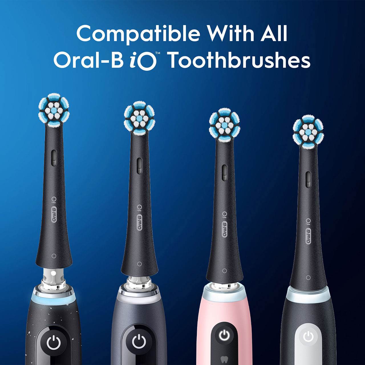 Oral-B iO Gentle Care iO borsthuvuden Svarta | SE_OB80938