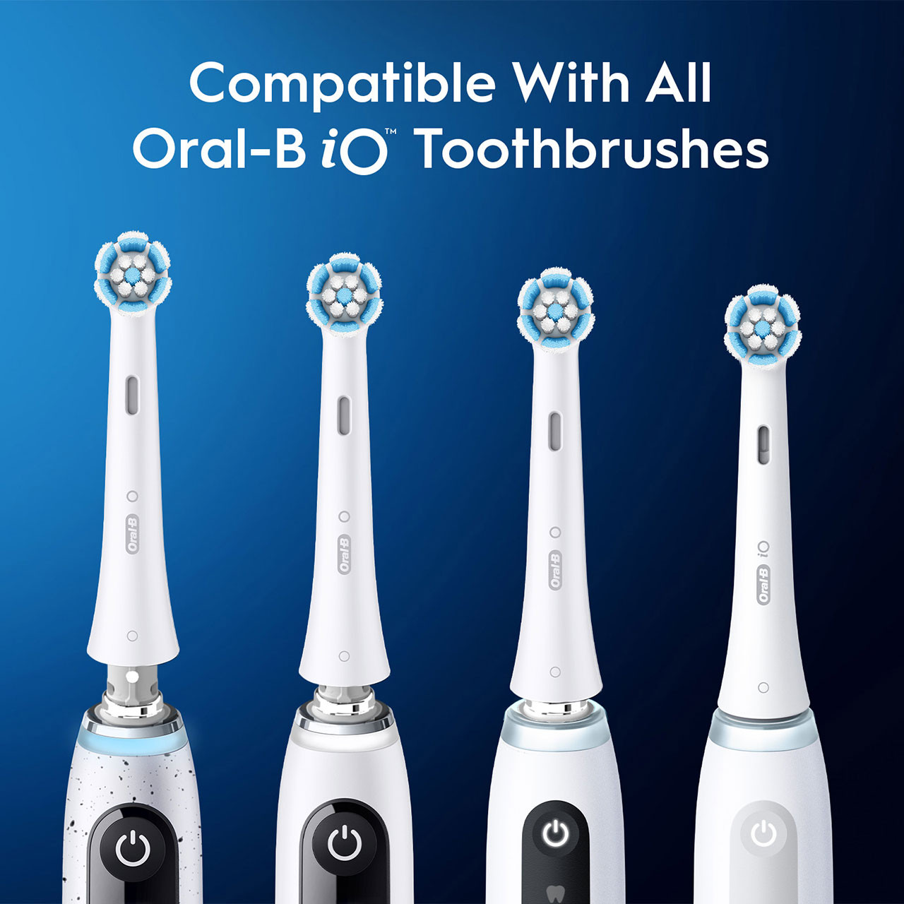 Oral-B iO Gentle Care iO borsthuvuden Vita | SE_OB86821