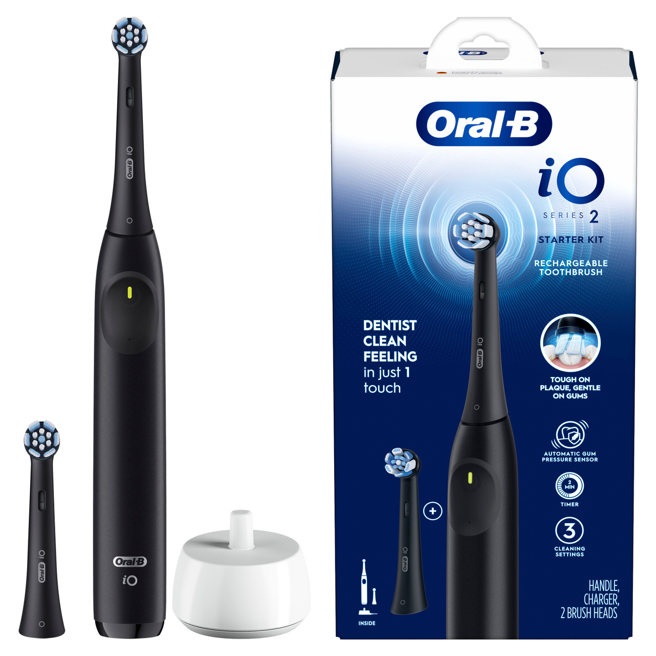 Oral-B iO Series 2 Rechargeable iO-serien Svarta | SE_OB70440