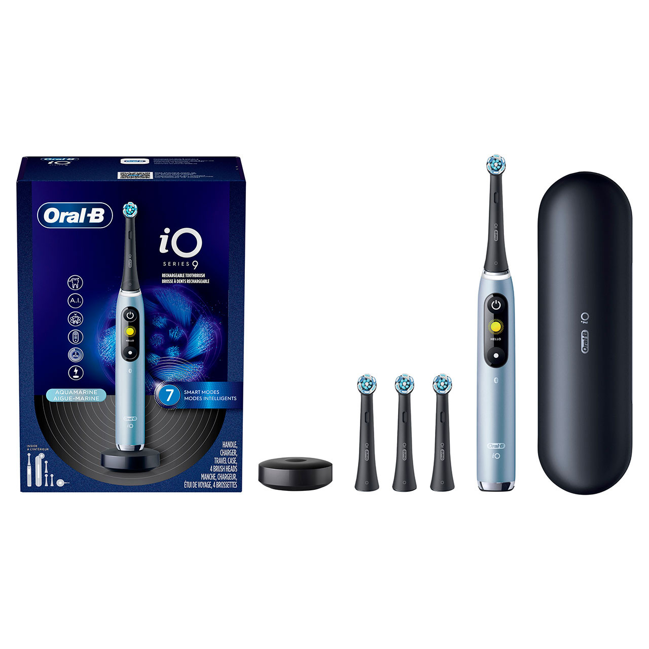 Oral-B iO Series 9 Rechargeable iO-serien Blå | SE_OB25612